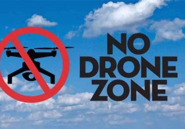 NO DRONE FLYING ZONE