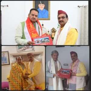 पूर्व मुख्यमंत्री तीरथ सिंह से लेकर स्वास्थ्य मंत्री एवं कृषि मंत्री से मिले बीकेटीसी उपाध्यक्ष